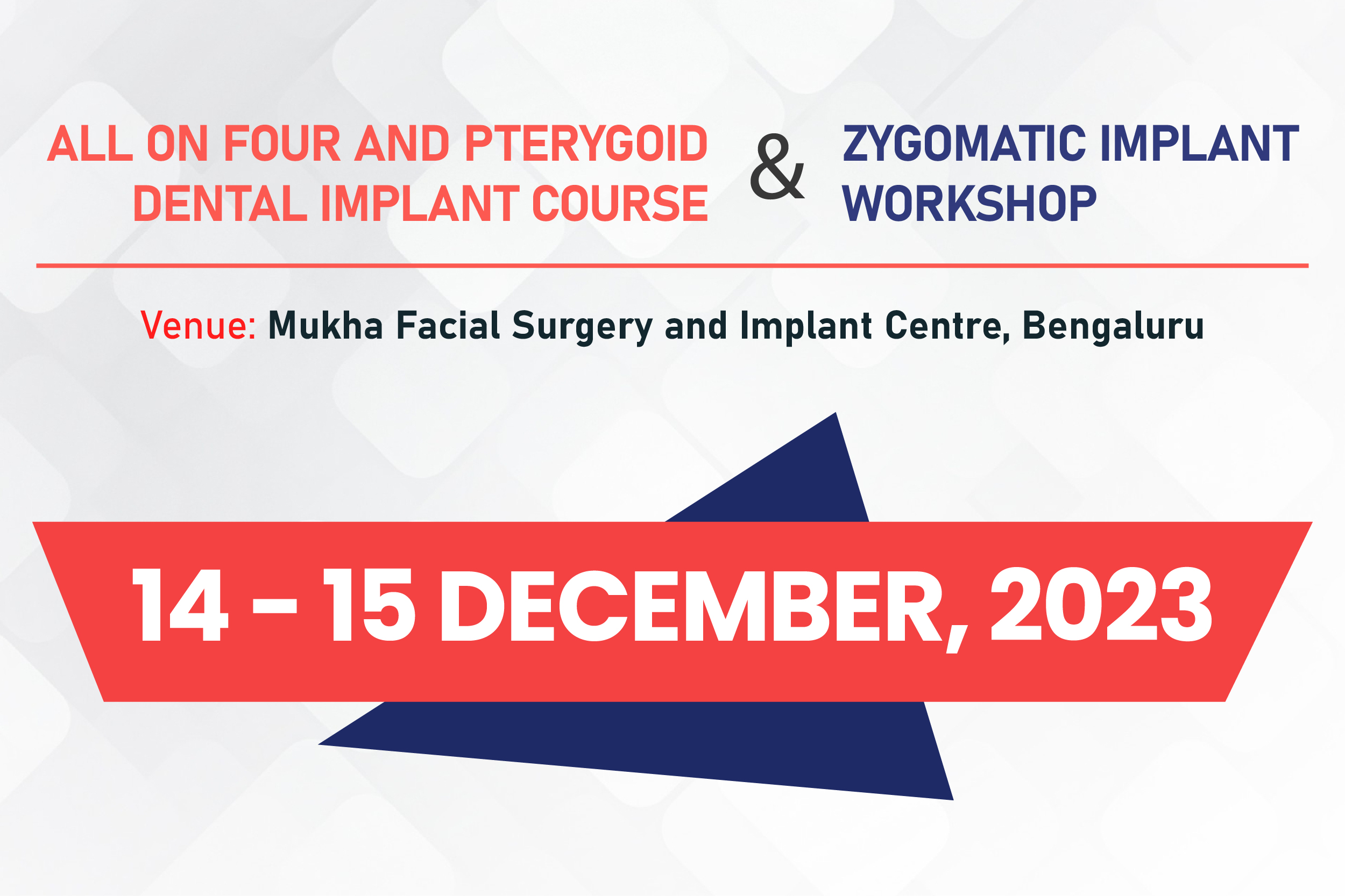 ALL ON FOUR DENTAL IMPLANT & ZYGOMATIC IMPLANT WORKSHOP